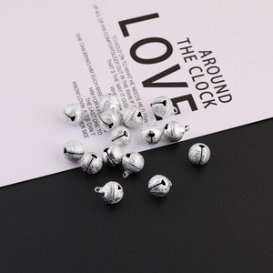 Campana de Cobre Esmerilado de 12 mm, Accesorio de Joyería DIY, Adorno para Mascotas, Colores Aleatorios - Product Image 4