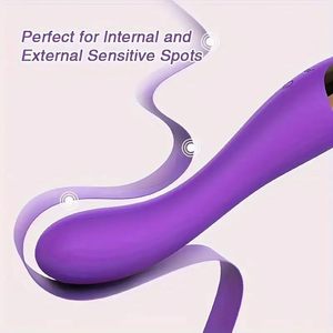 Vibrador Potente para el Punto G y el Clítoris, Estimulador de Clítoris con Forma de Dildo Impermeable con 10 Modos de Vibración, Juguete Sexual Más Suave y Flexible para Mujeres - Product Image 3