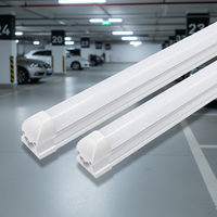Lámparas Tubulares LED T5 con Carcasa de Aluminio, Clasificación IP20, Luz Diurna de 6000K, Vida Útil de 50000 Horas para Uso en Oficinas