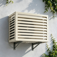 Grille décorative en aluminium découpée au laser sur mesure, style arabesque, pour aérateur et diffuseur d'air