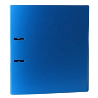 Carpeta de archivos de arco de palanca de plástico, tamaño A4, PP, 1 orificio, carpeta de anillas 2 D para documentos