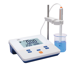 कम कीमत बेंचटॉप चालकता मीटर एलसीडी प्रदर्शन जल गुणवत्ता परीक्षक मैनुअल तापमान मुआवजा ओएम प्रयोगशाला - Product Image 1