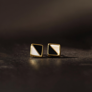 Boucles d'oreilles à clous tendance E350-E200-0436HB - Product Image 3