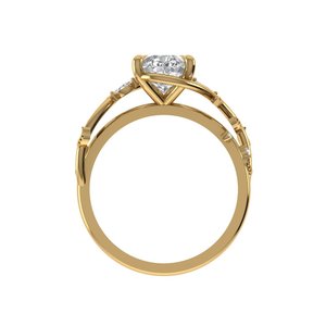 Romantic Pear Cut Lab Grown <b>Diamond</b> <b>Ring</b> 925 Silver 9kt, 14kt, 18kt Gold <b>Diamond</b> <b>Rings</b> for Women's Engagement <b>Ring</b> - Product Image 5