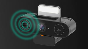 Cámara Portátil Conexión USB Con Luz de Relleno y Función de IA para Videoconferencias - Product Image 6