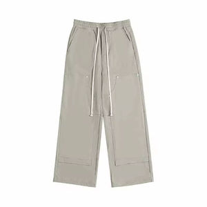 <span class=keywords><strong>กางเกง</strong></span>วอร์มขากว้างผ้าคอตตอนสำหรับผู้ชายกางเกงซับเหงื่อผ้าคอตตอนฟอกสีความเป็นกรดกางเกงวอร์มยาวถึงเข่าคู่สำหรับผู้ชาย - Product Image 2