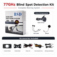 Système de Détection d'Angle Mort (BSD) 77GHz, Alerte Radar Numérique en Temps Réel, Surveillance BSM, Capteur ADAS Automobile pour la Sécurité Routière