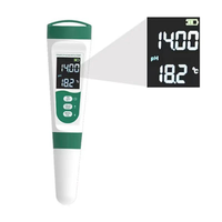 Testeur de pH numérique 5-en-1 avec fonction vocale, mesureur de qualité de l'eau PH/TDS/EC/Température/Salinité pour piscines, hydroponie