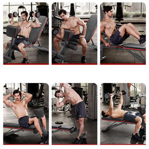 PINJIAN <span class=keywords><strong>Banc</strong></span> <span class=keywords><strong>de</strong></span> <span class=keywords><strong>musculation</strong></span> pliable pour la maison, équipement <span class=keywords><strong>de</strong></span> fitness, haltères, <span class=keywords><strong>banc</strong></span> d'exercice réglable 900LBS, <span class=keywords><strong>banc</strong></span> <span class=keywords><strong>de</strong></span> redressement assis - Product Image 6