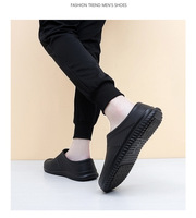 Chaussures de chef imperméables et antidérapantes pour hommes, usage hôtelier, cuisine et usine, résistantes à l'usure et à l'huile, modèle 596