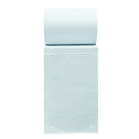 Transparent Clair Pré-Nettoyé  Sacs en polyéthylène ouverts en rouleau, consommables de remplacement pour machine d'emballage automatique, service d'impression personnalisée