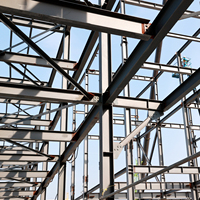 Grange préfabriquée moderne à bas prix, étable, bâtiment d'élevage de bovins, hangar en acier
