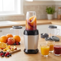Nouveau Mixeur Puissant 600W 2026 pour Smoothies, Technologie Intelligente, Préparation de Fruits Congelés, Robot Culinaire Multifonctionnel pour la Maison