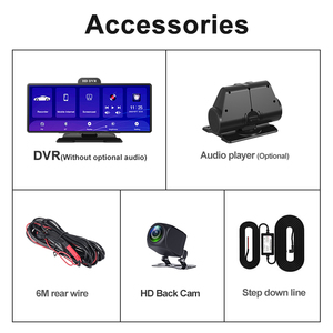 Cámara de salpicadero <span class=keywords><strong>Dvr</strong></span> 4k para coche, 10,26 pulgadas, portátil, inalámbrica, Carplay, Android, Radio Multimedia, Gps, visión nocturna - Product Image 6