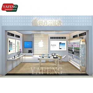 Điện tử tùy chỉnh tủ điện thoại với màn hình hiển thị cửa hàng chiếu sáng LED để sửa chữa điện thoại di động và thiết kế cửa hàng điện thoại di động - Product Image 5