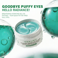 Vente en gros de masques pour les yeux en gel personnalisés, acide hyaluronique, rétinol, niacinamide, hydratant, éclaircissant, cernes, tous types de peau