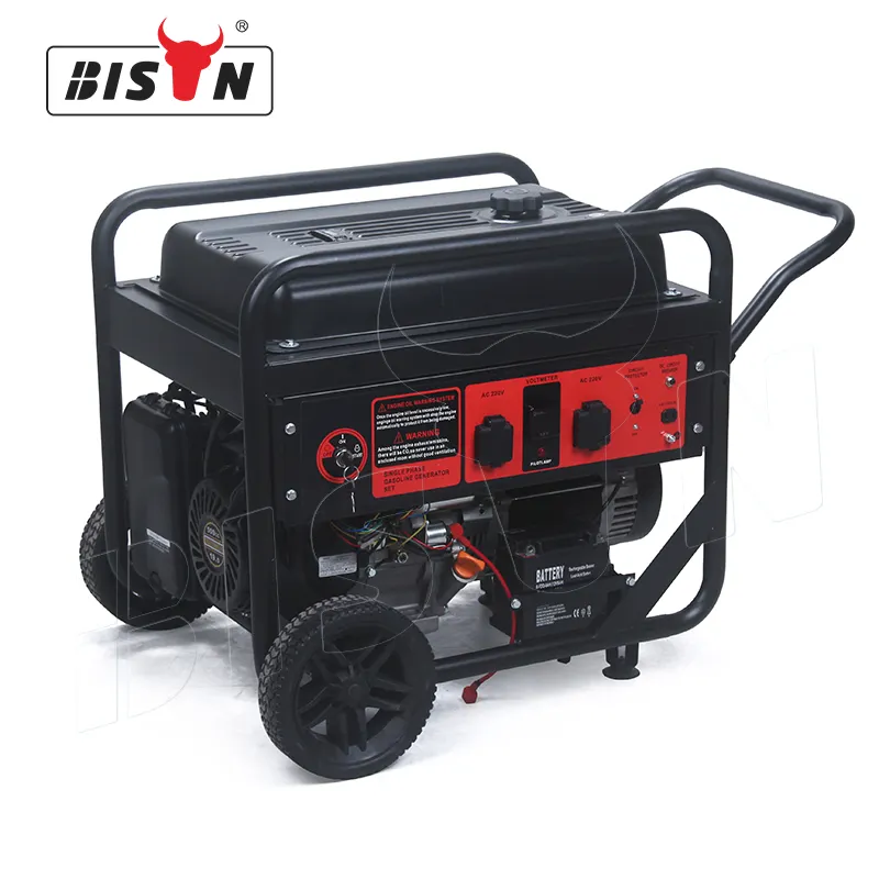 Bizon Benzine Generator Motor 10kw Nominaal Vermogen 15000W Dc Stroomgeneratoren Te Koop