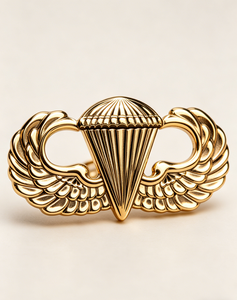 ตราสัญลักษณ์ปีกกระโดดร่มแบบนูนสามมิติสั่งทำพิเศษ - ชุบทอง/นิกเกิล, เข็มกลัดติดปกเสื้อรูปปีกกระโดดร่ม, เข็มกลัดโลหะผสมสังกะสี - Product Image 3