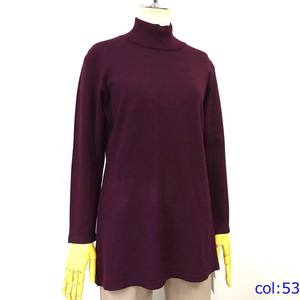 Tricot polyvalent Design simple Tunique Longueur Dames Hiver Pulls à col roulé pour femmes - Product Image 5