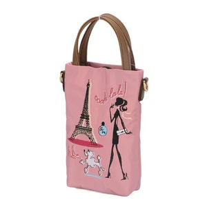 Bolso de mano tejido para mujer, diseño de dibujos animados, mini bolso de mensajero, bolso de ganchillo - Product Image 3