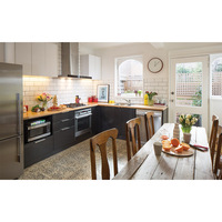 Cuisine Modulaire Prête à Poser au Design Moderne Gris Brillant avec Garantie de 3 Ans et Support Technique en Ligne - Prix