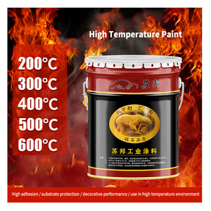 China Fabriek Levering Verven En Coatings Hoge Temperatuur 300deg C Resistente Verf Voor Metaal