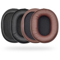 Earpad pengganti kulit Protein lembut, aksesori Headphone untuk ATH M50x M50X MSR7