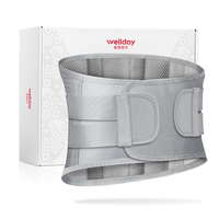 Ceinture de soutien lombaire respirante pour hommes et femmes, attelle abdominale de rééducation avec plaque en acier, application médicale