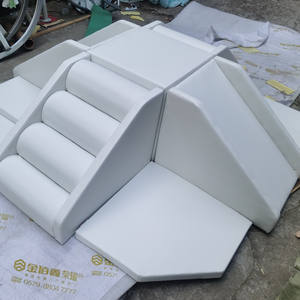 Klasik beyaz yumuşak oyun ekipmanları seti tırmanma top çukur tünel bebek kiralama parti beyaz yumuşak oyun seti spor salonu paketi yumuşak oyun seti - Product Image 4