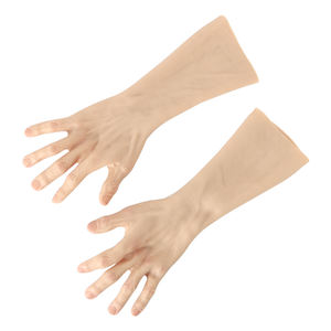 Gants en silicone réalistes 45cm Long Arm Male Youth Silicone Hand Props pour Cosplay, Stage Show, <span class=keywords><strong>Film</strong></span> et Photographie - Product Image 6
