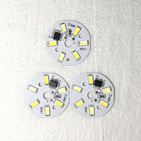DC5V PCBA LED Panneau Night Lamp Circuit PCB Module de lumière LED 30mm Diamètre Lumineux Solide LED Light Board 1M Fil avec Interrupteur