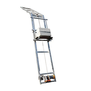 Scala di Sollevamento per Pannelli Fotovoltaici <span class=keywords><strong>in</strong></span> Vetro 6m, <span class=keywords><strong>Montacarichi</strong></span> per Installazione Pannelli Solari Domestici, Verricello 350kg - Product Image 3