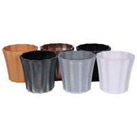 Usine nouveau pot de fleurs en plastique de bureau charnu d'aneth vert épaissi plantation verte pour le jardinage et les fleurs de balcon