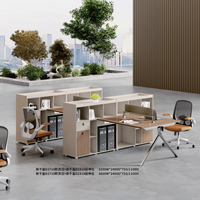 Bureau individuel directement de l'usine, mobilier de bureau élégant et pratique avec options de personnalisation