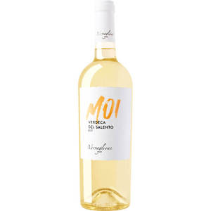 Vino Blanco Italiano Verdeca Salento IGP Vino de Mesa Dulce y Seco para Pescado y Aperitivos Ligeros 6 Botellas Por Caja - Product Image 1