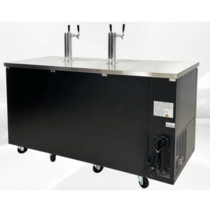 Distributeur de bière à tirage direct commercial à deux portes, type réfrigérateur vertical pour bar - Product Image 4