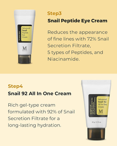 Etiqueta privada Corea Caracol Mucina Set Productos Cara Cuidado DE LA PIEL Coreano Natural Caracol Mucina Chica Cuidado DE LA PIEL Set para mujeres Piel seca - Product Image 4