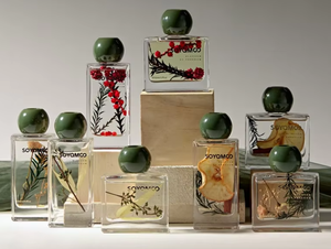 Diffuseur <span class=keywords><strong>d</strong></span>'aromathérapie miniature de Noël personnalisé, écologique, durable, avec fleurs séchées, <span class=keywords><strong>d</strong></span>écoration <span class=keywords><strong>d</strong></span>'intérieur, flacon en verre, ensemble de bâtonnets - Product Image 1