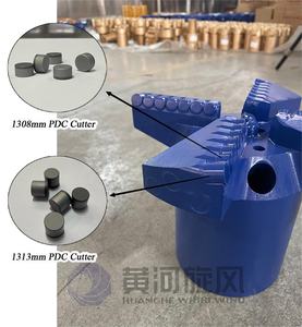 Punta da trapano PDC a 4 lame Henan Whirlwind per perforazione di pozzi d'acqua, certificata CE ISO - Product Image 4