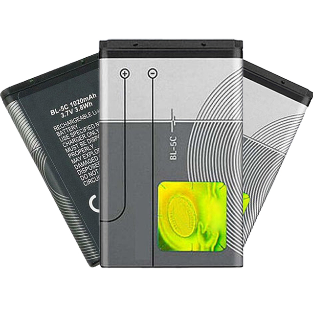 BL5C BL-5C 3.7V 1200mAh Lithium Li-ion Battery for Nokia 6267 6270 6330 6555 6600 6620 6630 1100 1101 1110 1112 1208 1600