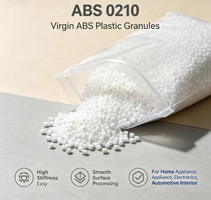 Granulés de résine sphériques vierges ABS 0210 de qualité extrusion ZPC ZA0210, bonne brillance de surface, conformes RoHS REACH, pour applications électriques - Product Image 4
