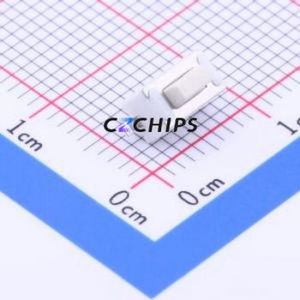 1TS002C-2500-5001-CT Tactile Switch SMD,3.5x6mm Switch Single Pole Single Throw Rectangle Button 2.5N Vertical Mount - Product Image 1