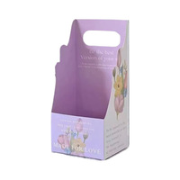 Boîte Cadeau Florale de Fêtes, Panier de Fleurs en Papier Estampé Or, Fournitures DIY, Boîte d'Emballage Inspirée des Déesses