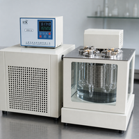 Viscosimètre cinématique Ubbelohde ASTM D445, testeur de viscosité numérique avec bain à basse température