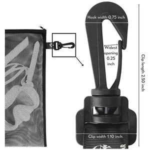 <span class=keywords><strong>Bolsas</strong></span> <span class=keywords><strong>de</strong></span> Playa con Cierre y Gancho, Organizador <span class=keywords><strong>de</strong></span> Conchas Marinas <span class=keywords><strong>de</strong></span> <span class=keywords><strong>Malla</strong></span> <span class=keywords><strong>de</strong></span> Nailon Negra - Product Image 6