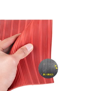 Leather Insulation <b>Sheet</b> <b>Rubber</b> High Voltage Protection Mat For Electrical Safety Use - Product Image 1