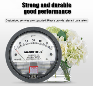 Manomètre <span class=keywords><strong>de</strong></span> <span class=keywords><strong>pression</strong></span> différentielle à structure compacte, boîtier en aluminium, sans alimentation électrique, performance stable - Product Image 6
