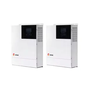 SRNE kapalı ızgara hibrid İnvertörler 3kw 3.6kw 8kw 10kw güneş ev sistemi 110v 120v 240v 380v