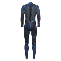 Combinaison de plongée en néoprène imperméable à rayures bleues personnalisée KDIVE pour la plongée en apnée et la plongée sous-marine