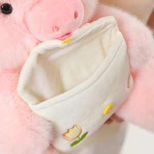 Oso, cerdo o conejo de peluche personalizado con carta de amor y sobre funcional para regalo de San Valentín o cumpleaños - Product Image 3